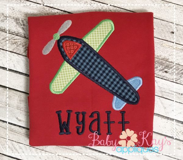 Simple Airplane {Four Sizes}