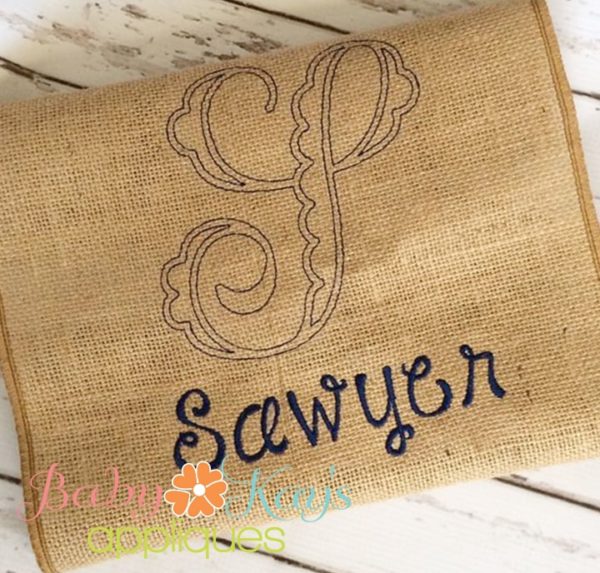 Billow Bean Stitch Font {Four Sizes} - Image 2