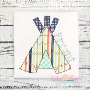 Teepee Appliqué {Four Sizes}
