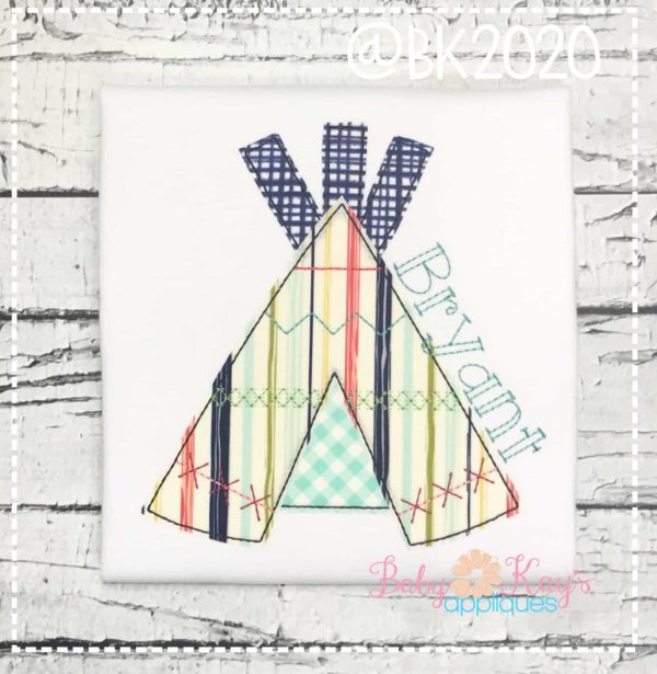 Teepee Appliqué {Four Sizes}