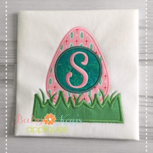 Monogram Egg In Grass {Four Sizes}
