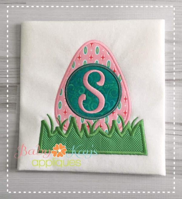 Monogram Egg In Grass {Four Sizes}