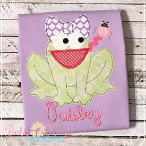 Frog Girl Eating Bug {Four Sizes}