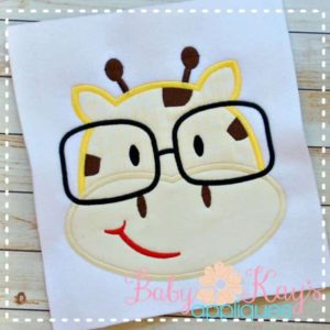 Giraffe Boy with Glasses {Four Sizes}