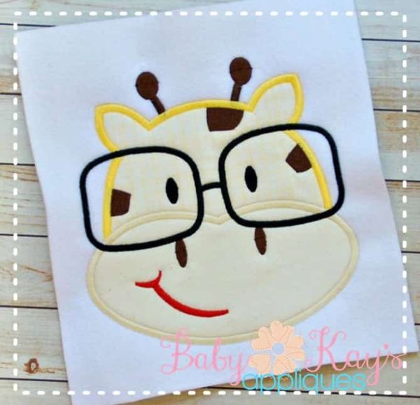Giraffe Boy with Glasses {Four Sizes}