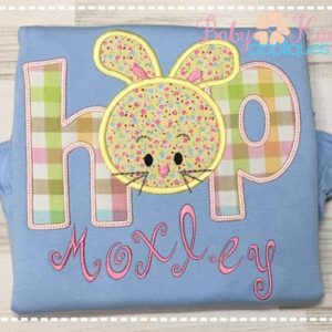 Hop Bunny Face {Four Sizes}