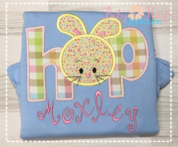 Hop Bunny Face {Four Sizes}