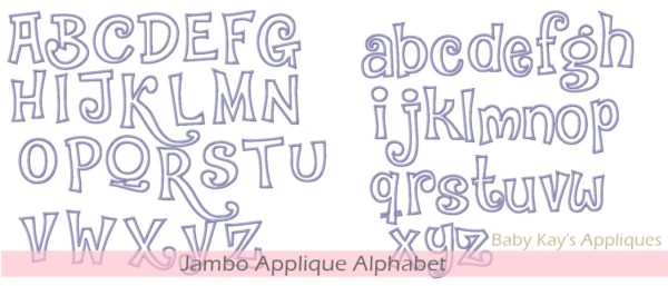 Jambo Appliqué Alpha {Five Sizes} - Image 4