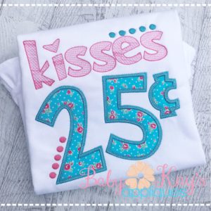 Kisses 25¢ {Four Sizes}