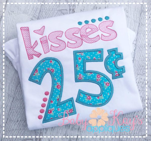 Kisses 25¢ {Four Sizes}