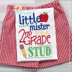 Little Mister 2nd Grade Stud {Three Sizes}