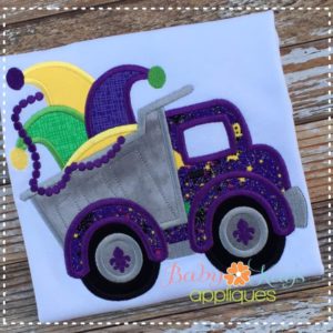 Mardi Gras Dump Truck {Four Sizes}