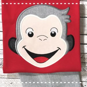 Sweet Monkey Boy Face {Four Sizes}