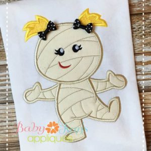Mummy Girl with Pigtails {Four Sizes}