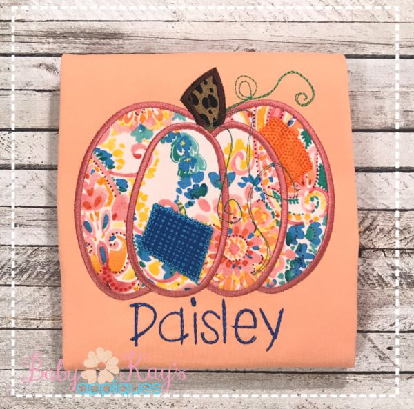 Patched Pumpkin {Four Sizes}