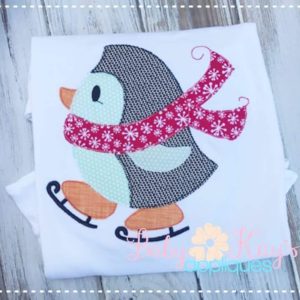 Skating Penguin Patchwork {Four Sizes}