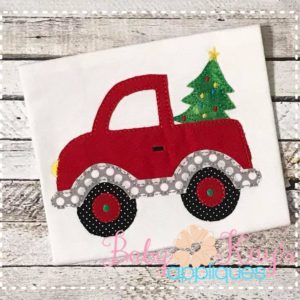 Simple Truck with Christmas Tree Patchwork {Four Sizes}