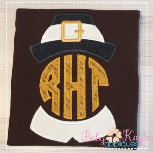 Pilgrim Boy Monogram Topper {Four Sizes}