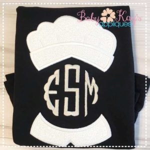 Pilgrim Girl Monogram Topper {Four Sizes}