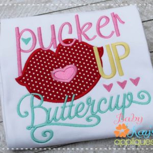 Pucker Up Buttercup {Four Sizes}