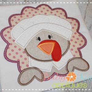 Pilgrim Turkey Girl in Frame {Four Sizes}