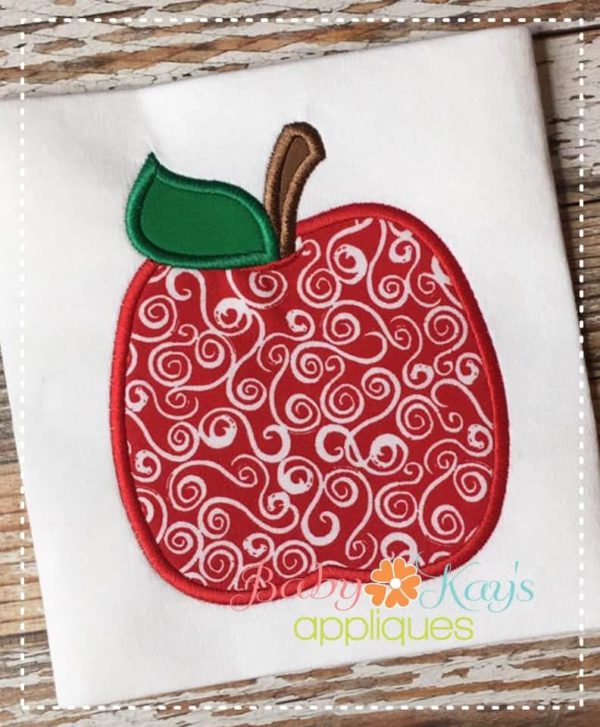 Simple Apple {Four Sizes}