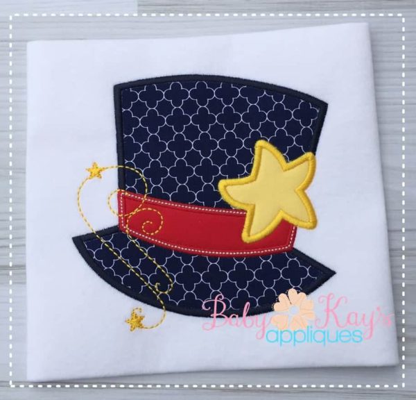 July 4th Hat with Star {Four Sizes}
