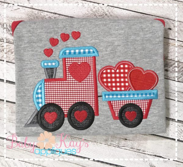 Valentine Train with Car {Four Sizes}
