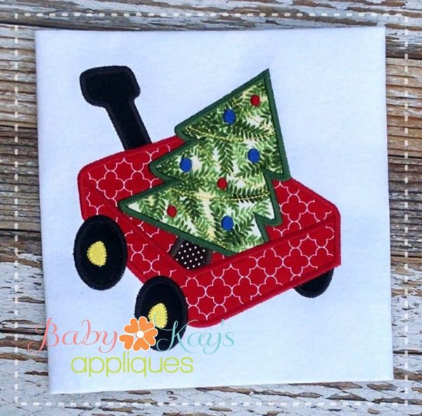 Wagon with Tree {Four Sizes}