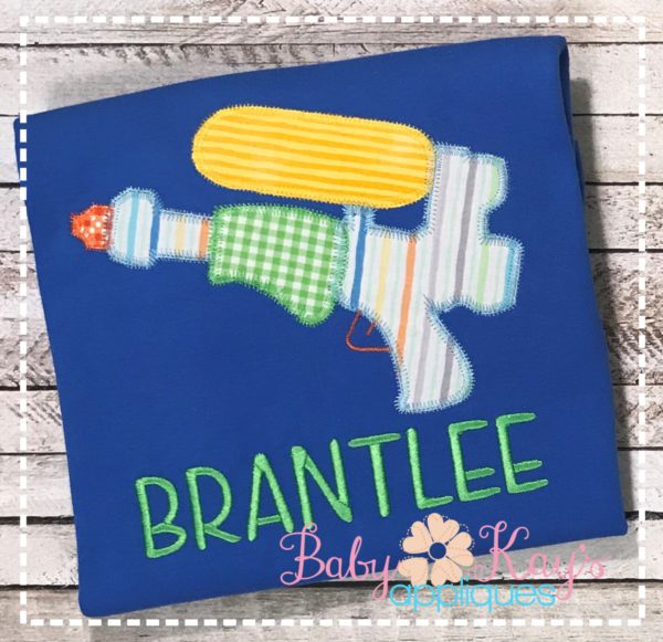 Water Gun Appliqué {Four Sizes}