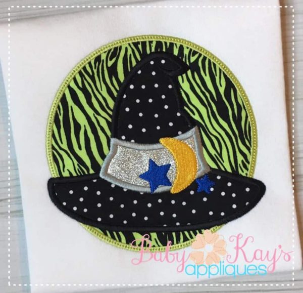 Framed Witch Hat with Moon {Four Sizes}